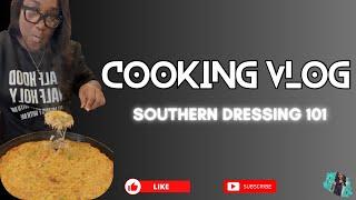 COOKING VLOG EPISODE 1: CORNBREAD DRESSING 101 | ALL THE UPFRONT DETAILS YOU NEED THIS 2024 HOLIDAY!