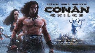 CONAN exiles . Выживаем с нуля №1. Общение. Угораем с другом.