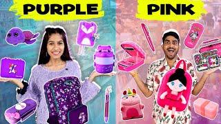 One Color Stationery Shopping Challenge | *BUYING Everything*