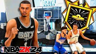 *NEW* VICTOR WEMBANYAMA BUILD Dominates the REC in 2K24!