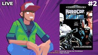 RoboCop Versus The Terminator (Mega Drive) ч.2 - Pixel_Devil Стримы