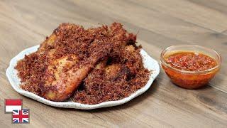 Resep AYAM GORENG LENGKUAS & Sambal Bawang [Bisa Frozen Food]