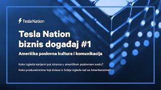 Tesla Nation biznis događaj #1 - Američka poslovna kultura i komunikacija