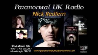 Paranormal UK Radio Show talk to Nick Redfern