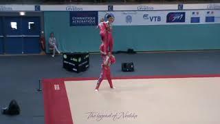 GBR - Men group Acro worlds Levallois 2014 qualifs Combined