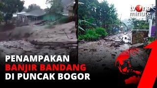 Banjir Bandang Terjang Kawasan Puncak Bogor| tvOne Minute