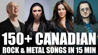 150 Canadian Rock & Metal Songs in 15 Minutes!