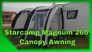 STARCAMP MAGNUM 260 LIGHTWEIGHT AWNING assembling for the First time