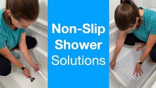 Non-Slip Shower Solutions | Shower Mat, Shower Stickers, and Paint-On Grip