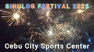 Sinulog Festival, Day 3 - Cebu City Sports Center. Great Fireworks Show!