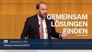 Gemeinsame Lösungen in Fragen des Nationalfonds - Niki Scherak