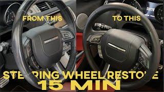 EASY Steering Wheel Clean & Restore in 15 mins