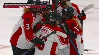 2024 HC U18 Women's National Championship - Ontario Red vs Atlantic