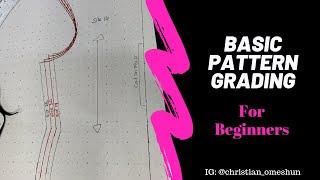 Basic Pattern Grading for Beginners| CHRISTIAN OMESHUN TV