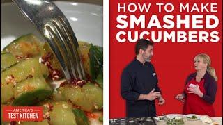 How to Make Smashed Cucumbers