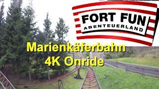 Fort Fun Abenteuerland - Marienkäferbahn 4K Onride – Large Tivoli Coaster – Zierer Achterbahn