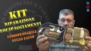 kit riparazione e manutenzione equipaggiamento, indispensabile nel proprio zaino