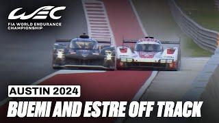 Buemi And Estre Go Off Track  I 2024 6 Hours of COTA I FIA WEC