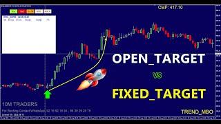 Open Target VS Fixed Target / #TREND_MBO Strategy