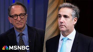 Question Michael Cohen asked in court that Andrew Weissmann agreed with I 'In the Break'