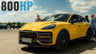 PORSCHE CAYENNE TURBO S E-HYBRID vs TESLA S PLAID 1000HP