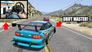 Freeroam Drifting the LA Canyons! (w/Steering Wheel + Pedal Setup) Assetto Corsa Drifting Gameplay!