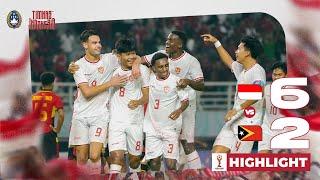 Highlights Indonesia vs Timor Leste | ASEAN U-19 Boys' Championship 2024