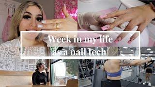 A Look Into My Week as a Nail Tech | vlog 