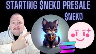 Creating $NEKO on Solana Presale on Pinksale.finance