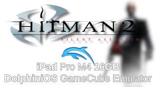 Hitman 2 Silent Assassin - DolphiniOS, iOS GameCube Emulator, NO JIT (iPad Pro M4)