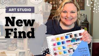 Organize your art studio and don't waste time! Swatches and all!