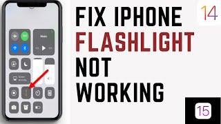 How To Fix iPhone Flashlight Not Working After New iOS Update !! iOS 14,15 !! Fix iPhone Flashlight