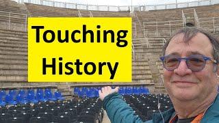 The First Roman Theater in the Land of Israel – Visiting Caesarea, Built by King Herod in Israel