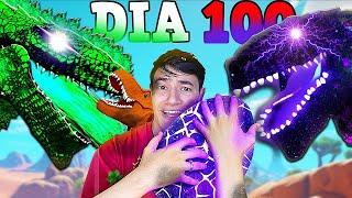 SOBREVIVI 100 DIAS DOMANDO TODOS OS GODZILLAS NO ARK MEGA ZOOLÓGICO!