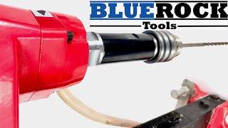 FINALLY! Twist Bits on your Core Drill. BLUEROCK TOOLS Chuck and Adapter Kit for Concrete Drill Rigs