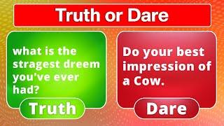  Truth Or Dare Questions  Interactive Game 