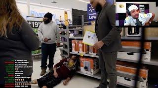 Weirdo Predator Gets Knocked Out In Walmart | DJ Ghost Reaction