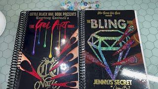 Little Black Nail Book | The Gel Art Book & The Bling Book