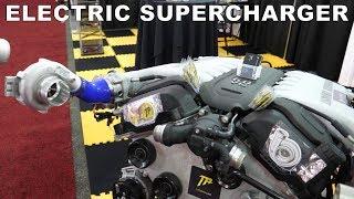 TorqAmp 48V Electric Turbo Supercharger at SEMA Show