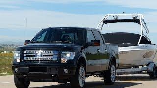 2014 Toyota Tundra vs Ford F-150 vs Ram 1500 0-60 Towing Matchup Review (Part 4)