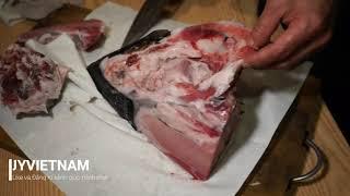 Sashimi Đầu Cá Ngừ Đại Dương - Ẩm Thực Hàn Quốc - Jy - 黎英杰 Ying Jie