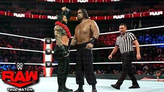 FULL MATCH - Roman Reigns vs The Great Khali | WWE Raw October 17, 2022