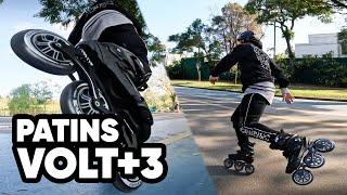 PATINS VOLT+ 3 Preto | TRAXART