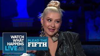 Christina Aguilera Refutes Swinging On Pink | Plead The Fifth | WWHL