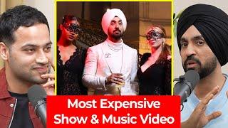 My Most Expensive Music Video & Concert Ever - Diljit Dosanjh | Raj Shamani Clips