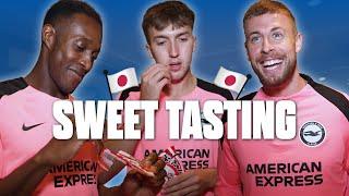 Brighton Players Try Japanese Sweets! 