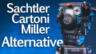 Sachtler Manfrotto Alternative - SCG T6CF Fluid Head Video Tripod System