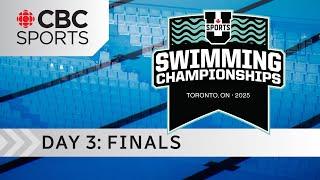 U Sports Swimming Championships: Finals - DAY 3 | #CBCSports