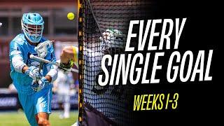 One Hour of Professional Lacrosse Goals