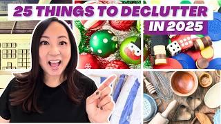 25 Things to Declutter in 2025 | Quick Wins to Start the Year Right